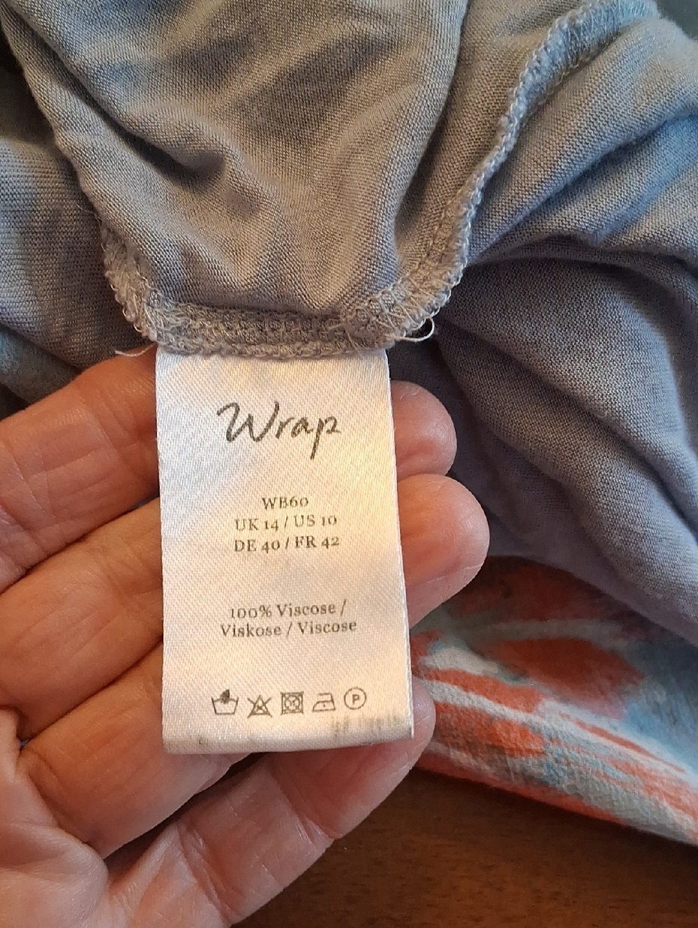 Wrap London Flower Print Dress Size 10 - Picture 10 of 11